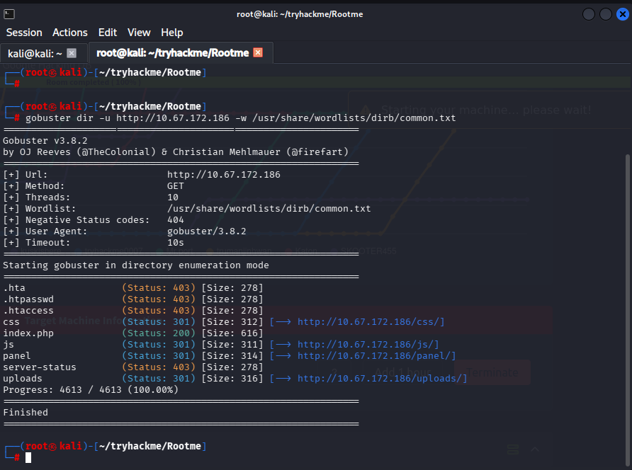 Gobuster Directory Brute Force